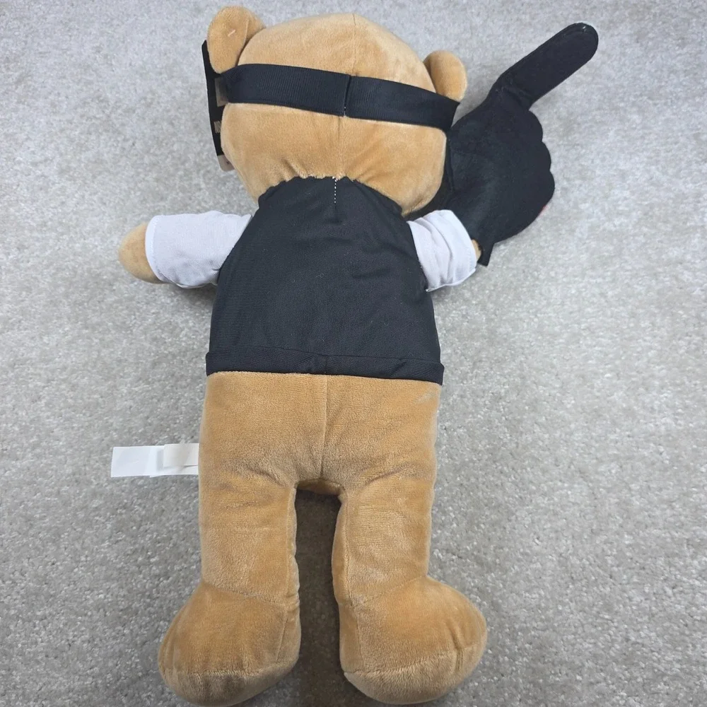 NBA Brooklyn Nets Mascot Plush Bear Stuffed Animal Plush #1 Fan Basketball NWT‎